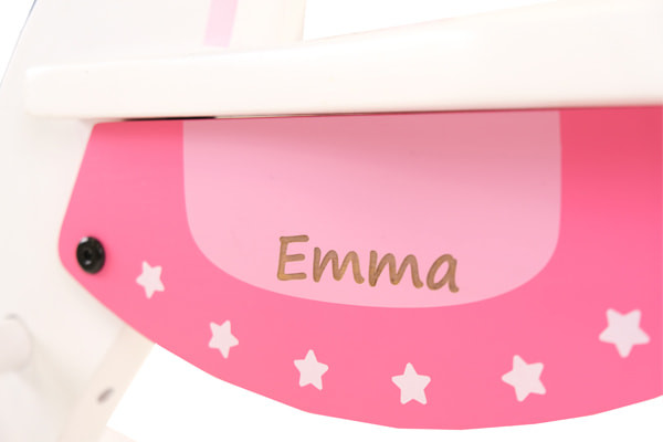 Personaliseer het hobbelpaard