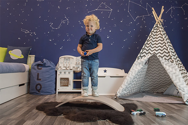 Vinz is 3 jaar en 95 cm.