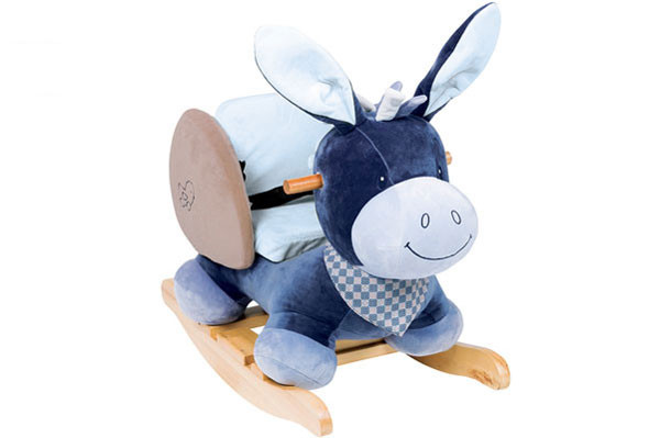 Nattou ezel donkerblauw hobbelpaard