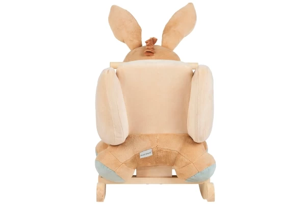 Pluche hobbeldier met stevig zitje