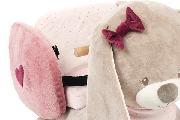 Met veiligheidsriempje.