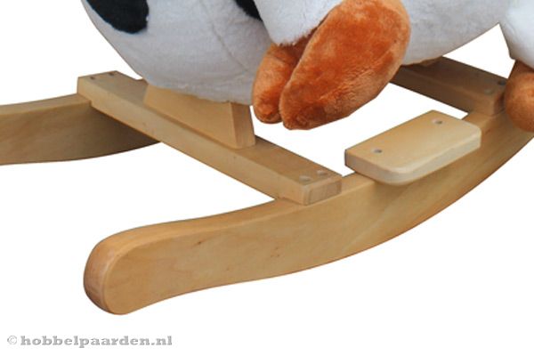 Houten onderstel met voetensteun.