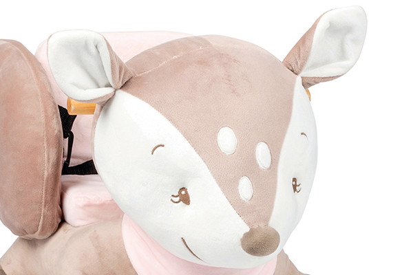 Heerlijk zachte pluche bekleding.