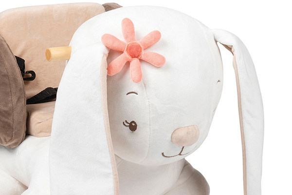 Heerlijk zachte pluche bekleding.