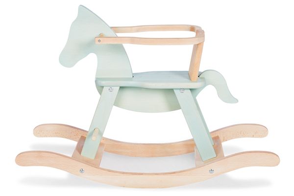 Houten hobbelpaard mint Pinolino.