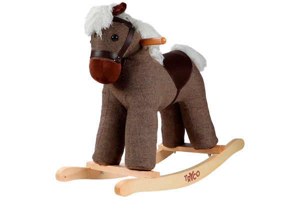 Hobbelpaard Milo klein bruin